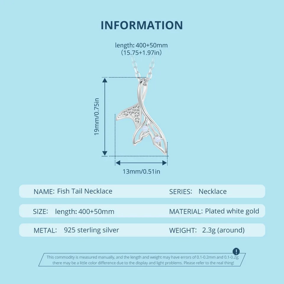 Collier queue de poisson pour femme