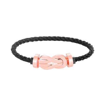 [Bijoux de luxe] CHANCE GRAND BRACELET BOUCLE 8 CHIFFRES SANS DIAMANT OR ROSE