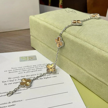 [Luxe Jewelry]CLOVER 5 MOTIFS CHRISTMAS LIMITED EDITION BRACELET