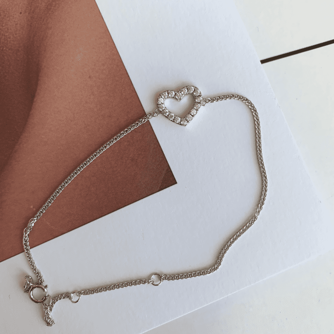 [Luxe Jewelry]Heart Shape Lover Bracelet