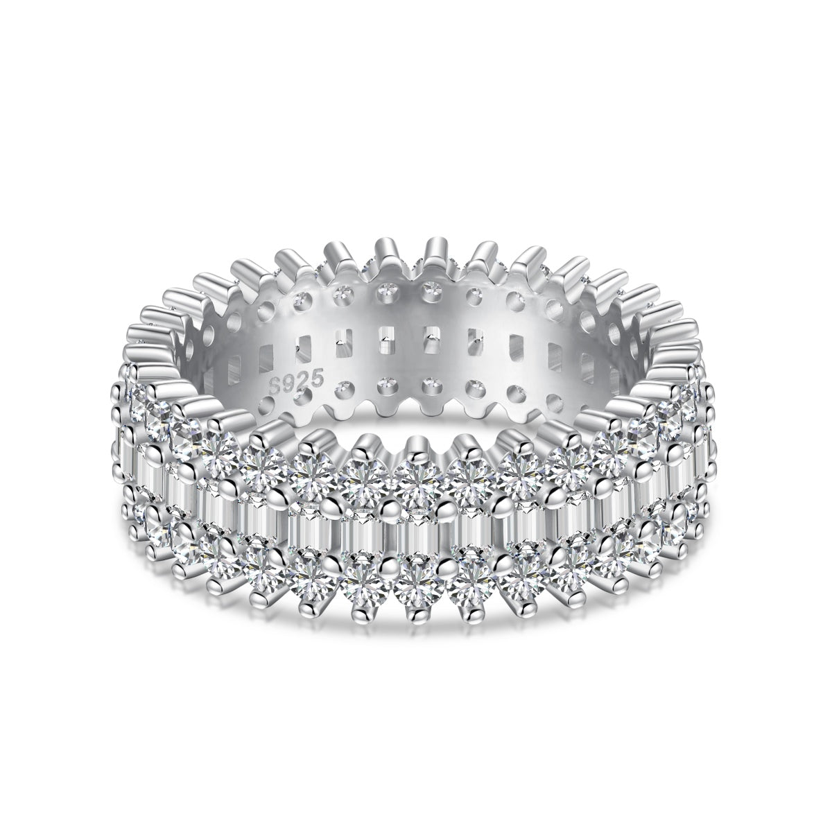 [Luxe Jewelry]Ornate Colorful Radiant Cut Daily Ring