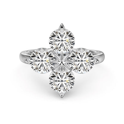 [Luxe Jewelry]Four-Leaf Clover Eight-Pointed Star Ring