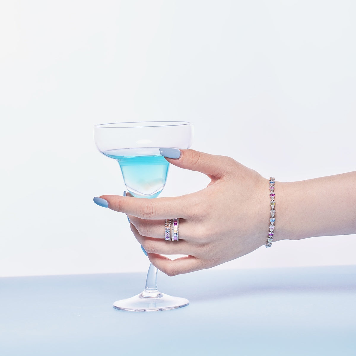 [Luxe Jewelry]Dainty Kaleidoscopic Emerald Cut Daily Ring