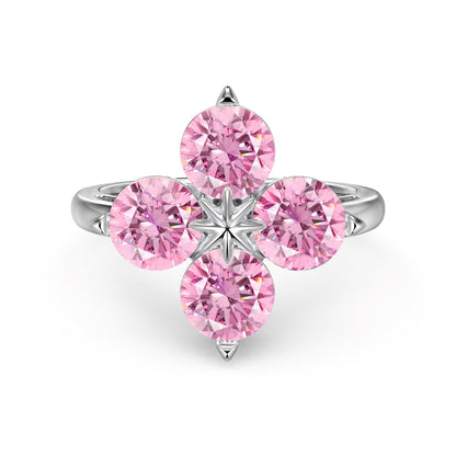 [Luxe Jewelry]Four-Leaf Clover Eight-Pointed Star Ring