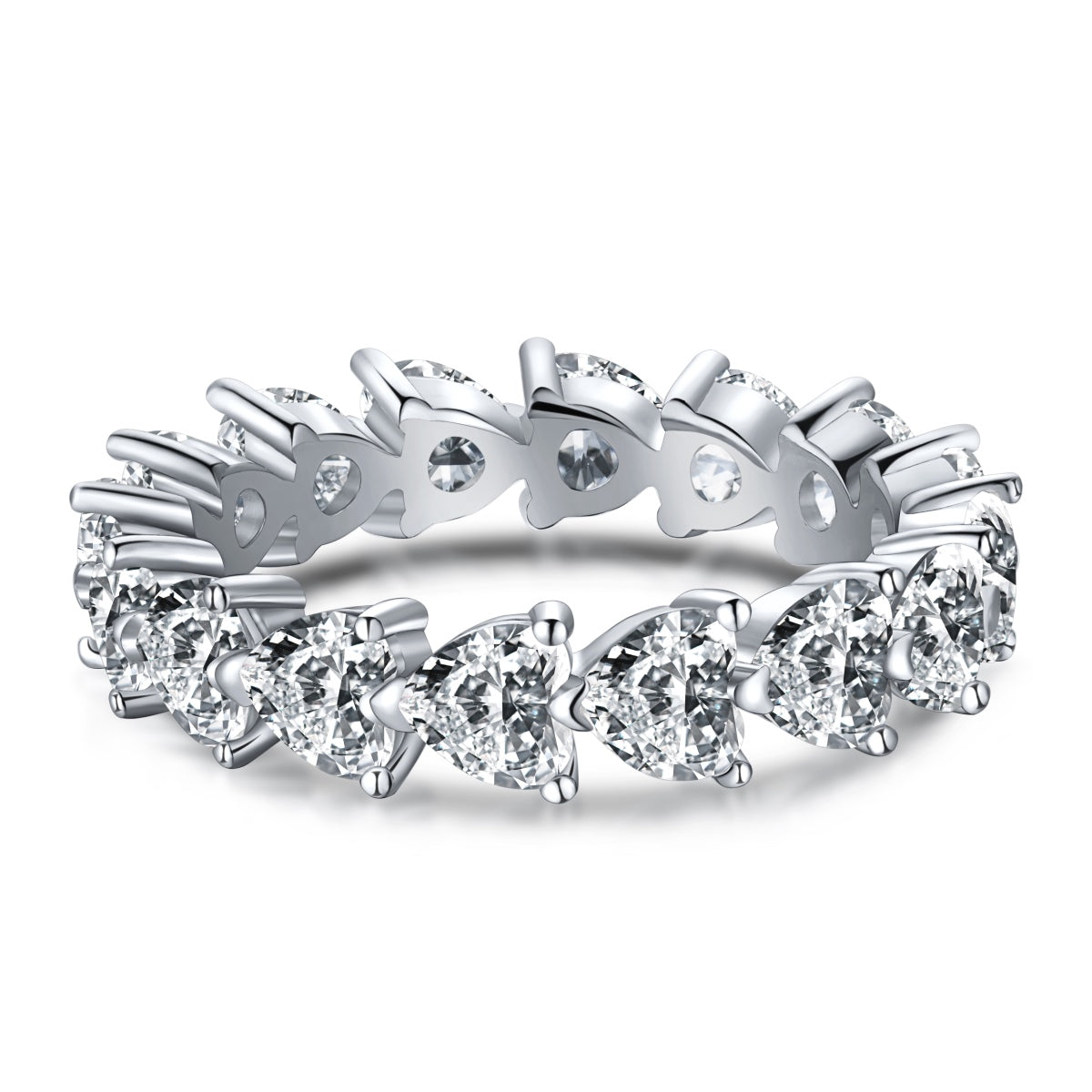 [Luxe Jewelry]0.25 Carat Radiant Romance Heart Cut Lover Ring