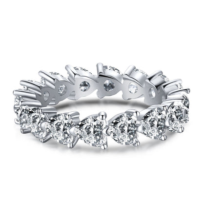 [Luxe Jewelry]0.25 Carat Radiant Romance Heart Cut Lover Ring