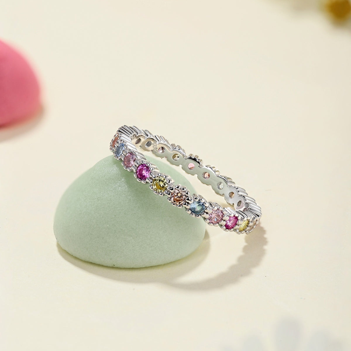 [Luxe Jewelry]Exquisite Colorful Round Cut Party Ring