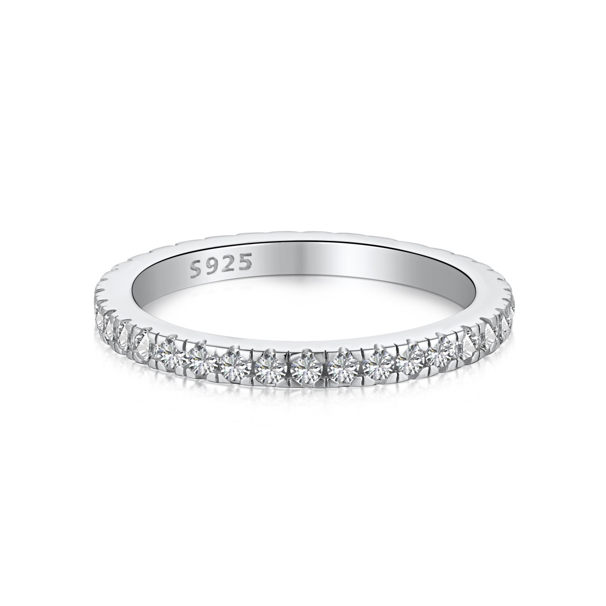 [Luxe Jewelry]Delicate Sparkling Round Cut Daily Ring