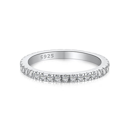 [Luxe Jewelry]Delicate Sparkling Round Cut Daily Ring
