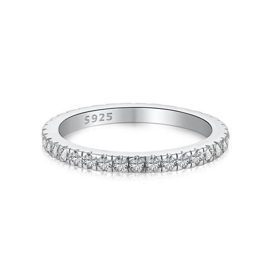 [Luxe Jewelry]Delicate Sparkling Round Cut Daily Ring