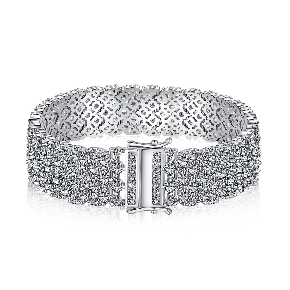 [Luxe Jewelry]Ornate Elegant Round Cut Party Bracelet