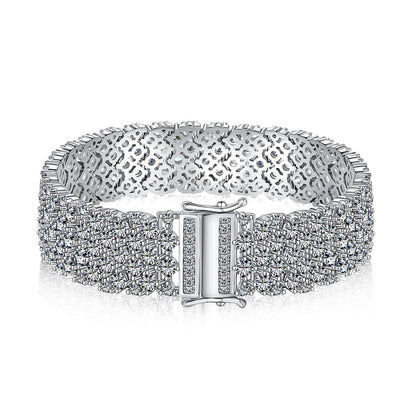 [Luxe Jewelry]Ornate Elegant Round Cut Party Bracelet