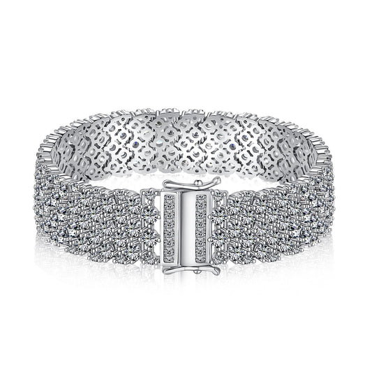 [Luxe Jewelry]Ornate Elegant Round Cut Party Bracelet