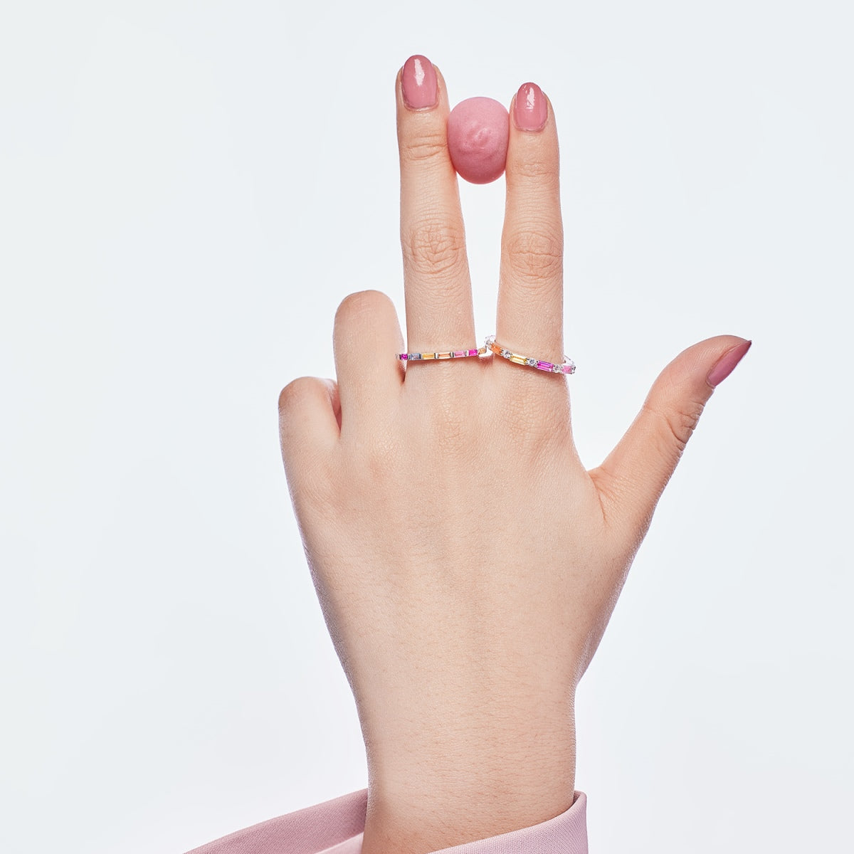 [Luxe Jewelry]Exquisite Multicolored Emerald Cut Daily Ring