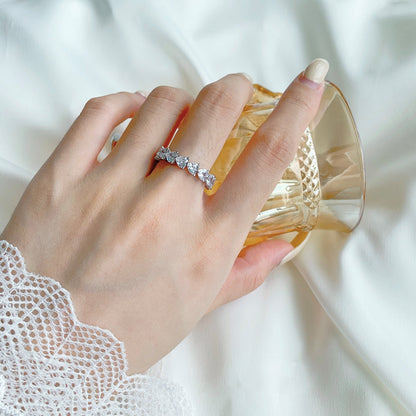 [Luxe Jewelry]0.25 Carat Radiant Romance Heart Cut Lover Ring