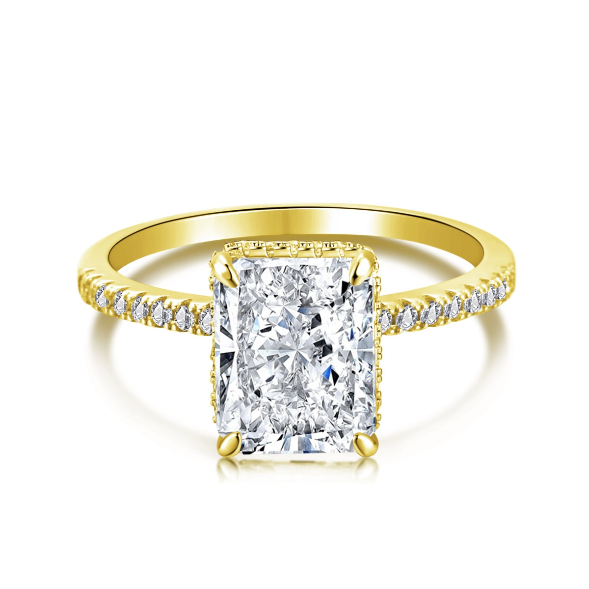 [Luxe Jewelry]4.0 Carat Luxurious Engagement Ring