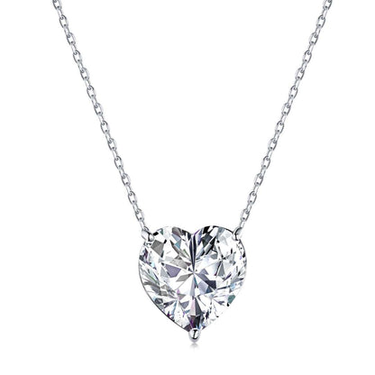 [Luxe Jewelry]6.0 carat Radiant Heart Shape Necklace