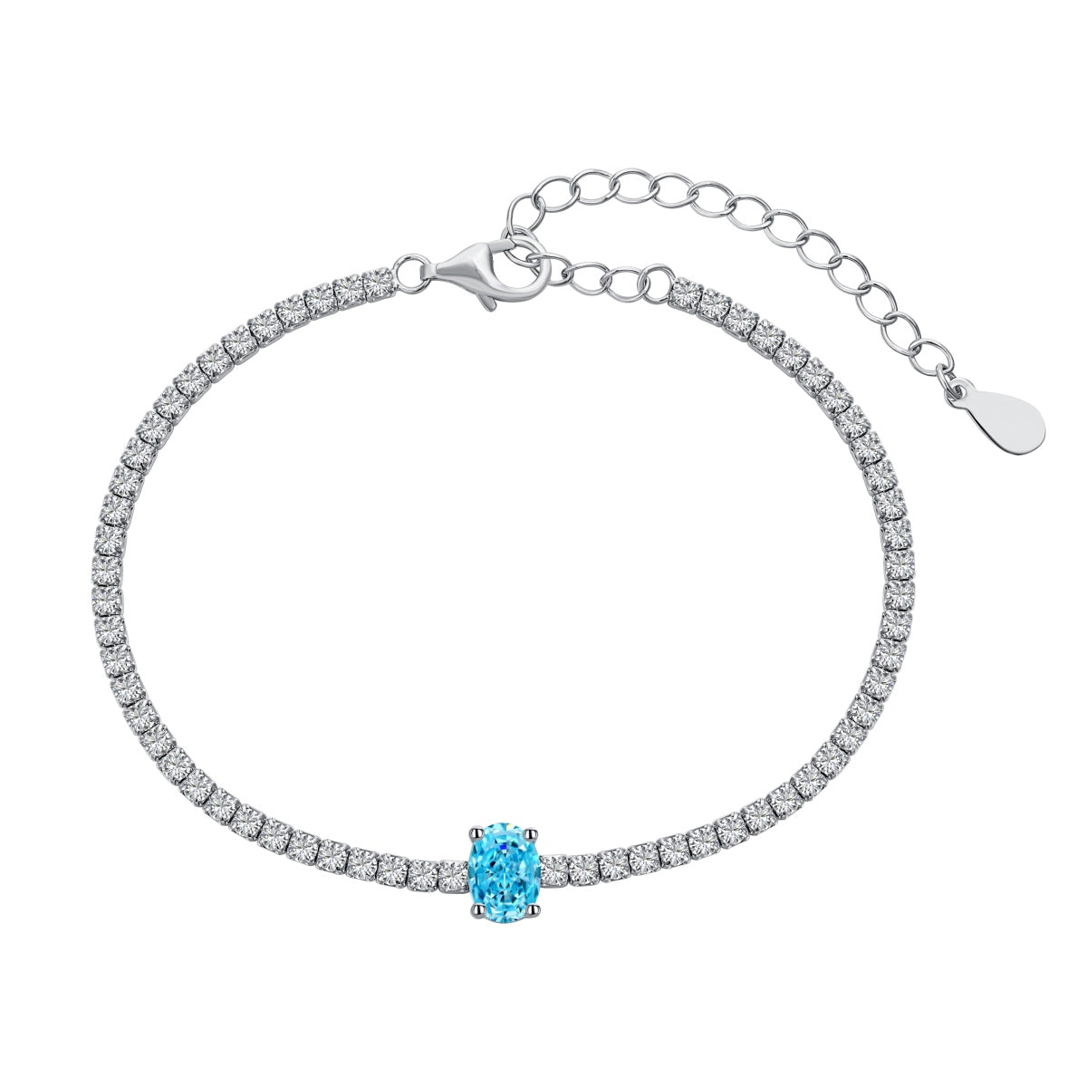 [Luxe Jewelry]0.75 Carat Exquisite Oval Cut Daily Bracelet