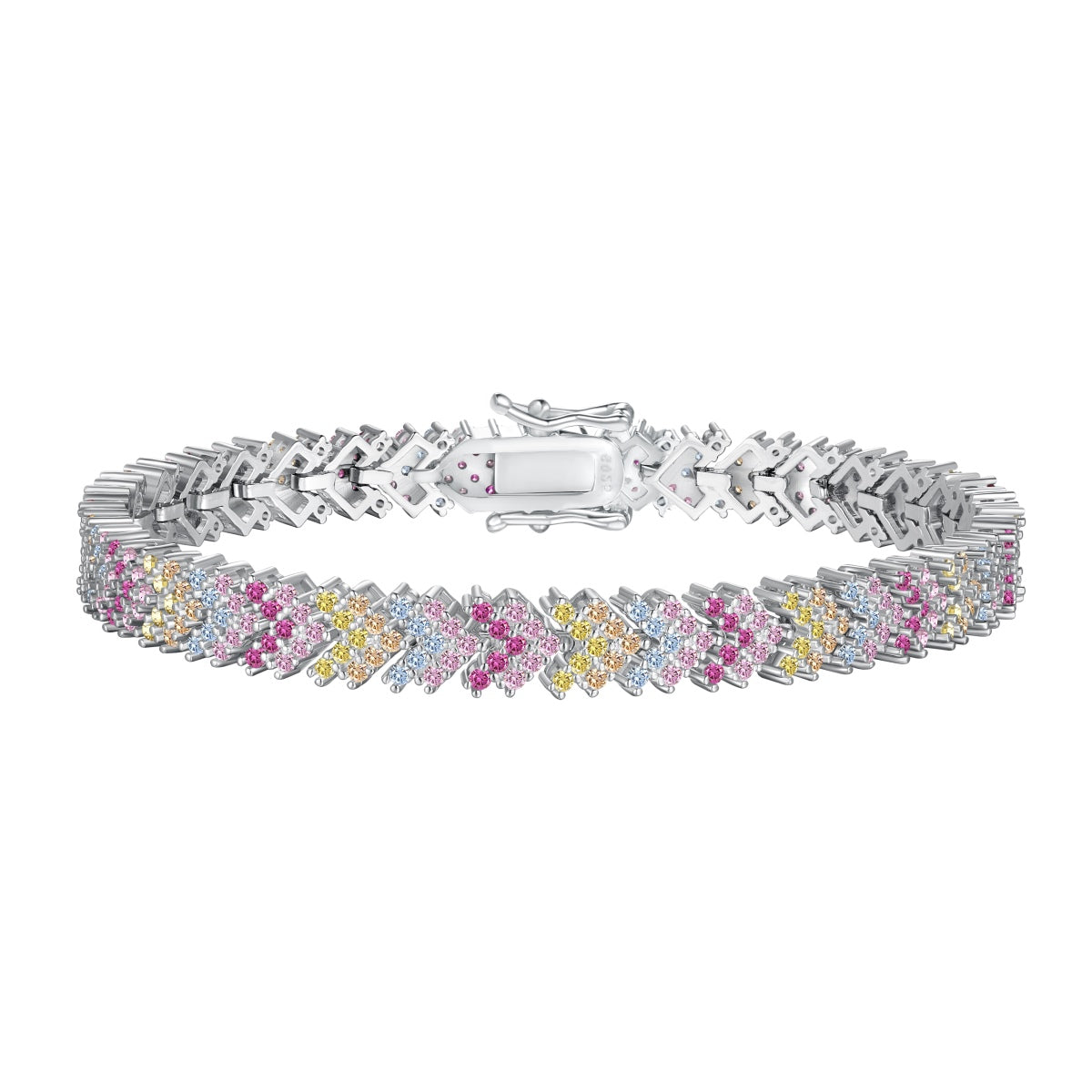 [Luxe Jewelry]Ornate Sparkling Round Cut Party Bracelet