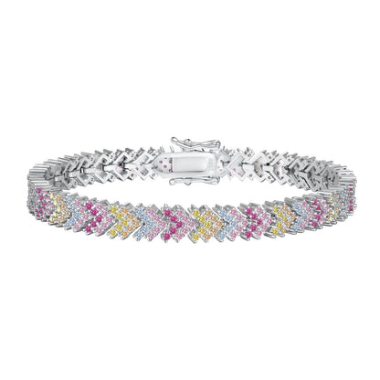 [Luxe Jewelry]Ornate Sparkling Round Cut Party Bracelet