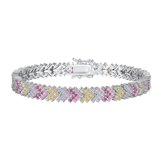 [Luxe Jewelry]Ornate Sparkling Round Cut Party Bracelet