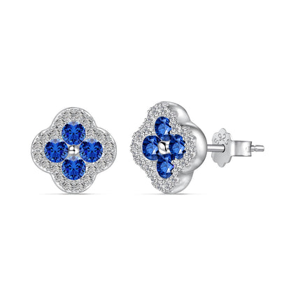 [Luxe Jewelry]Four-Leaf Clover Flower Shaped Earrings
