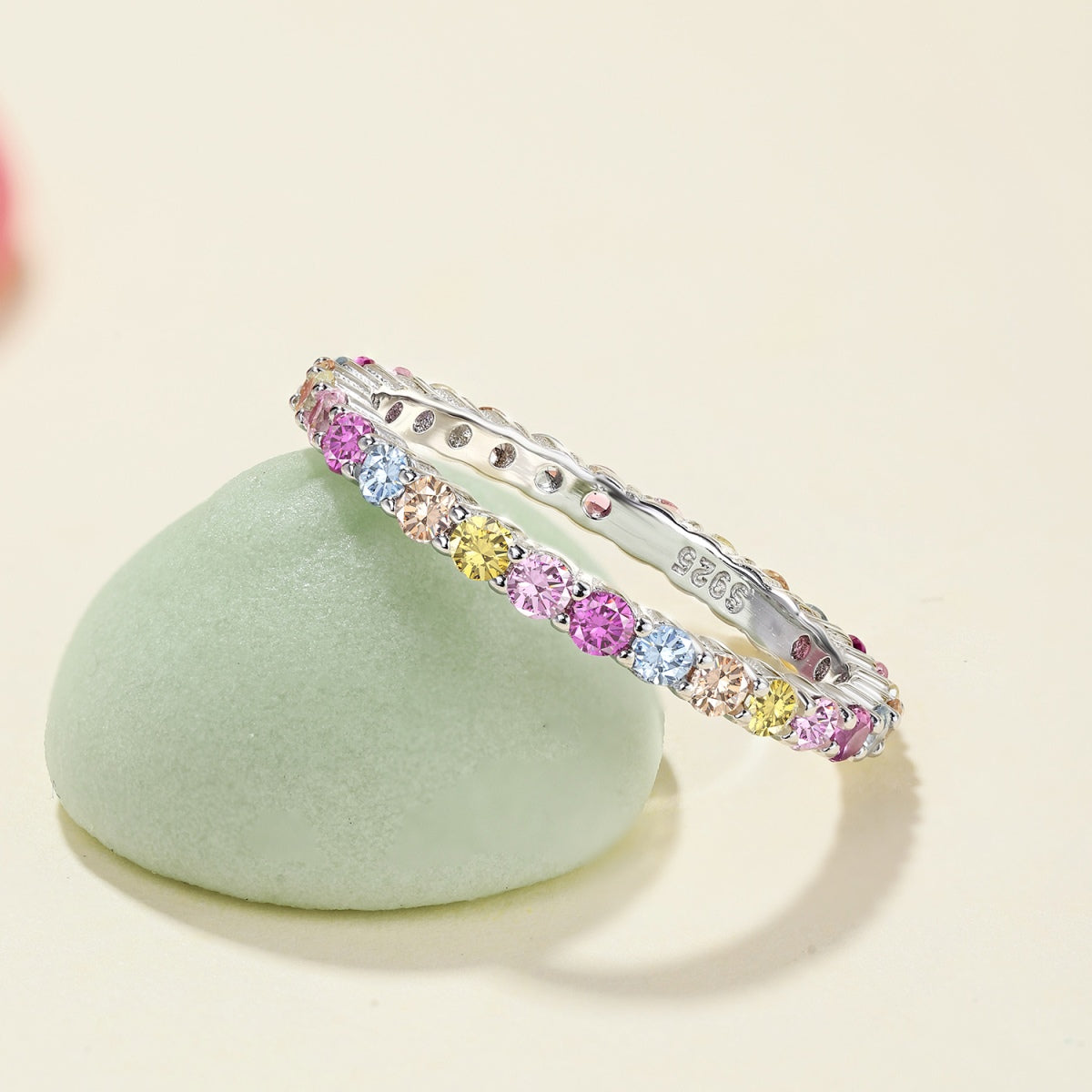 [Luxe Jewelry]Elegant Vivid Round Cut Daily Ring