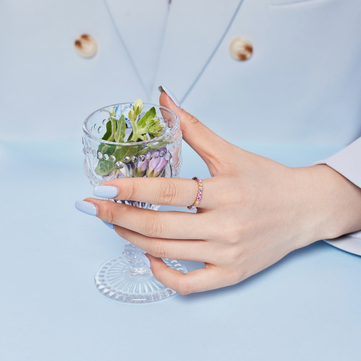 [Luxe Jewelry]Dazzling Resplendent Round Cut Party Ring