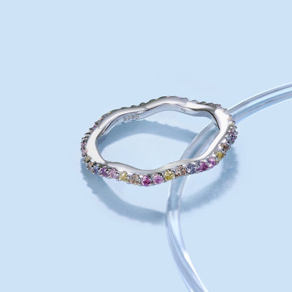 [Luxe Jewelry]Dainty Colorful Round Cut Party Ring
