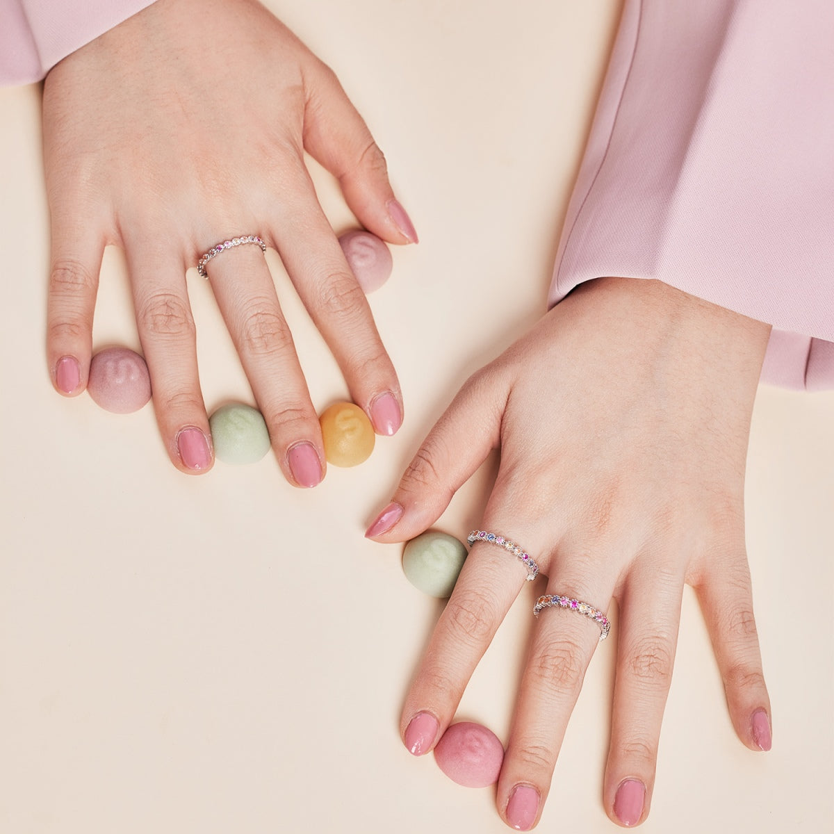 [Luxe Jewelry]Unique Scintillating Round Cut Daily Ring