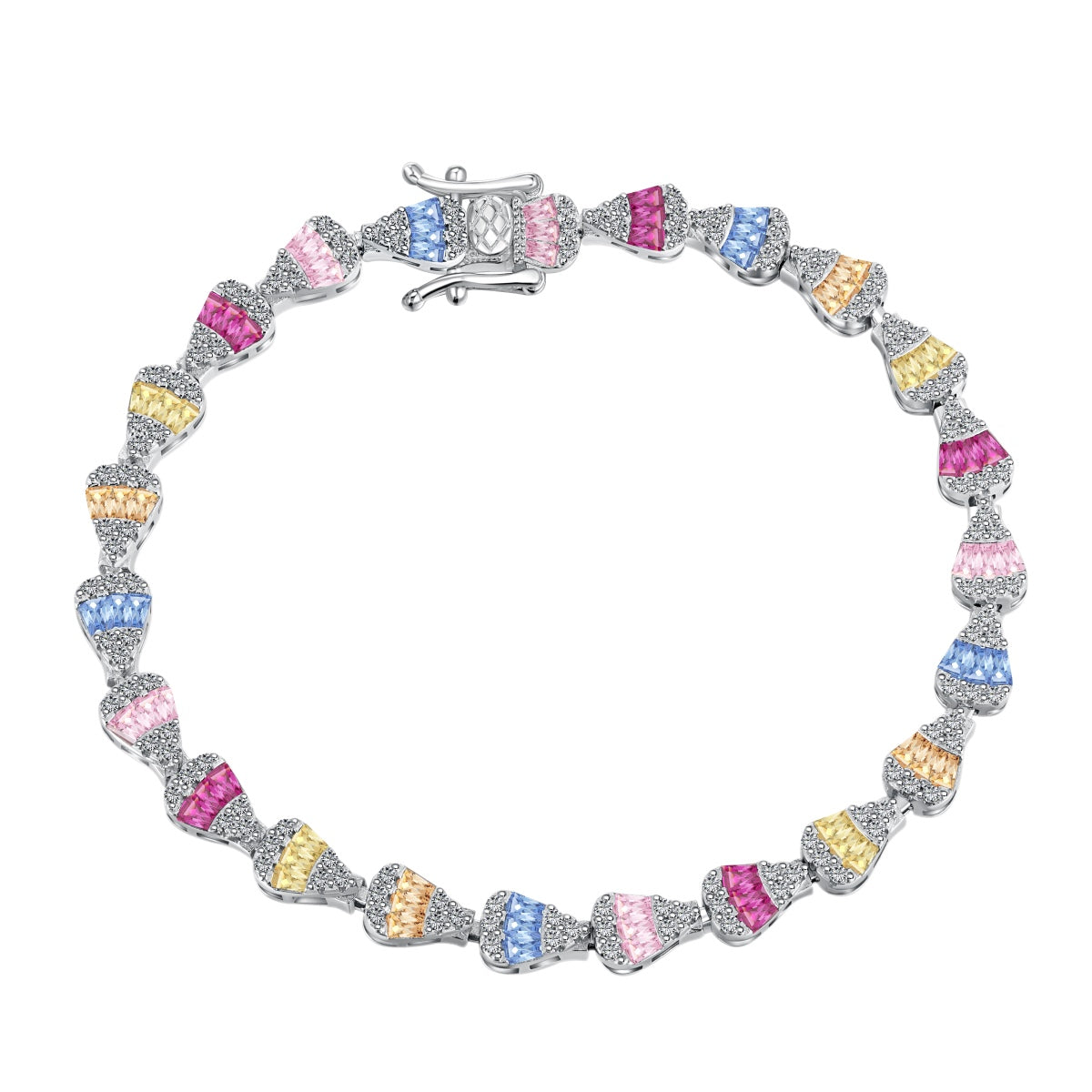 [Luxe Jewelry]Radiant Water Drop Shape Daily Bracelet