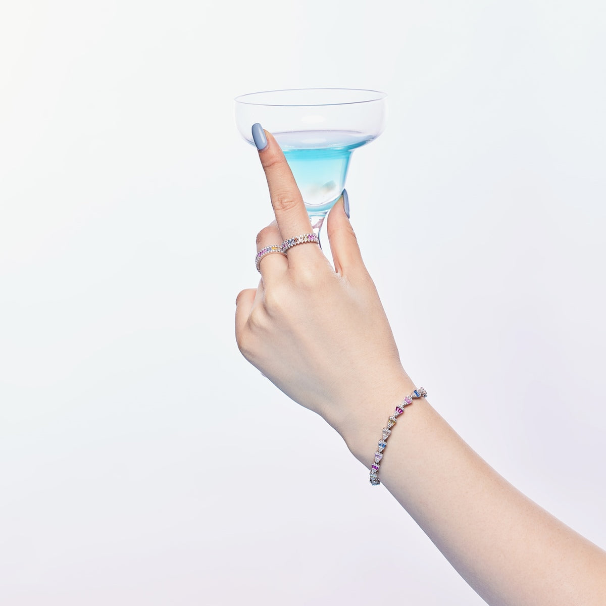 [Luxe Jewelry]Radiant Water Drop Shape Daily Bracelet