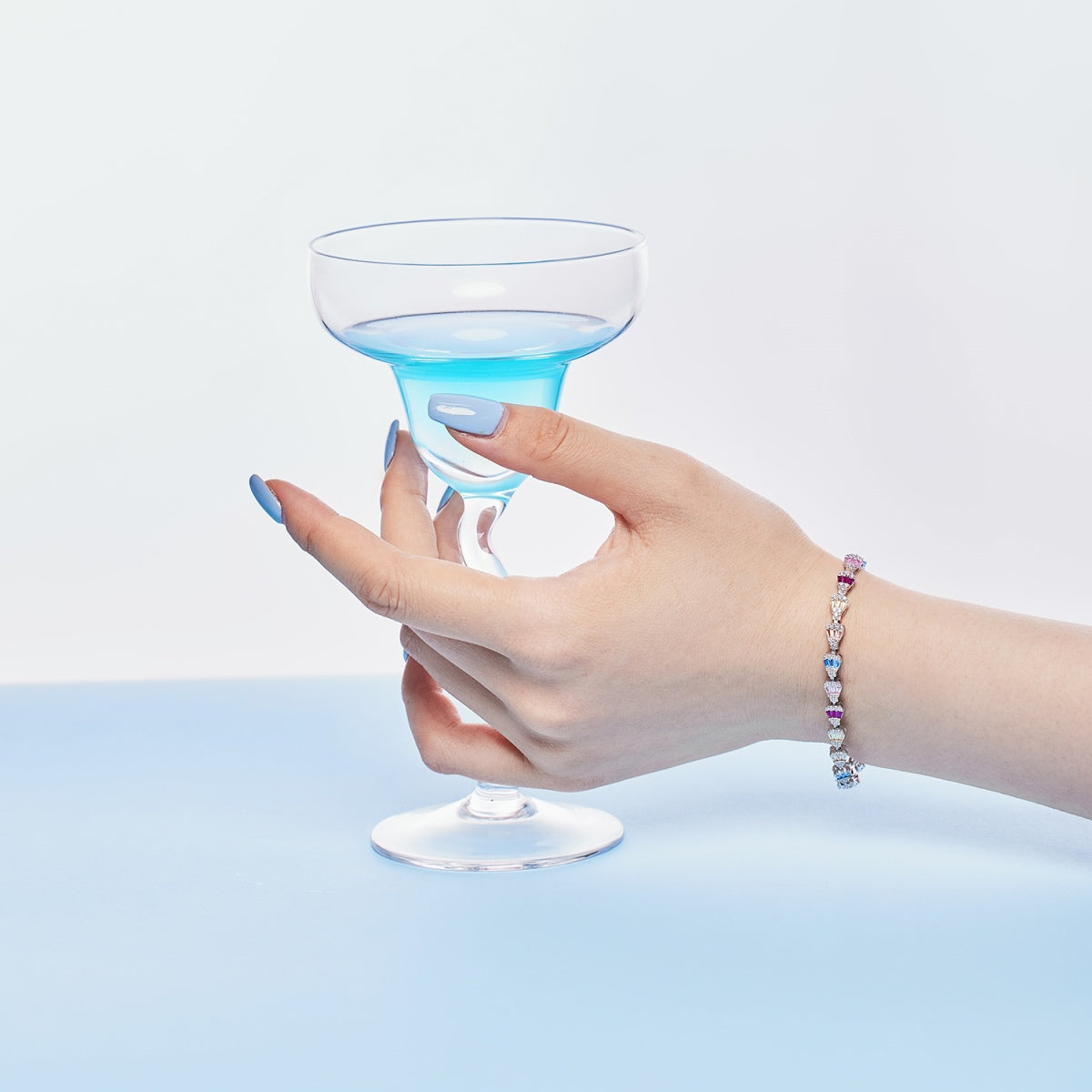 [Luxe Jewelry]Radiant Water Drop Shape Daily Bracelet