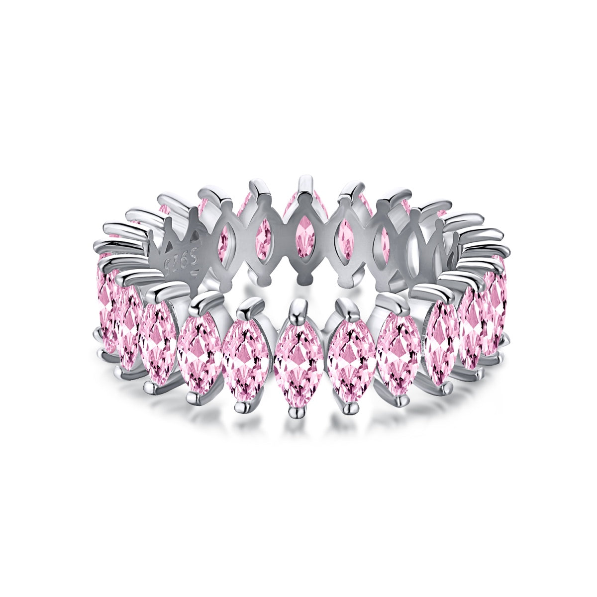 [Luxe Jewelry]Gorgeous Marquise Cut Tennis Ring