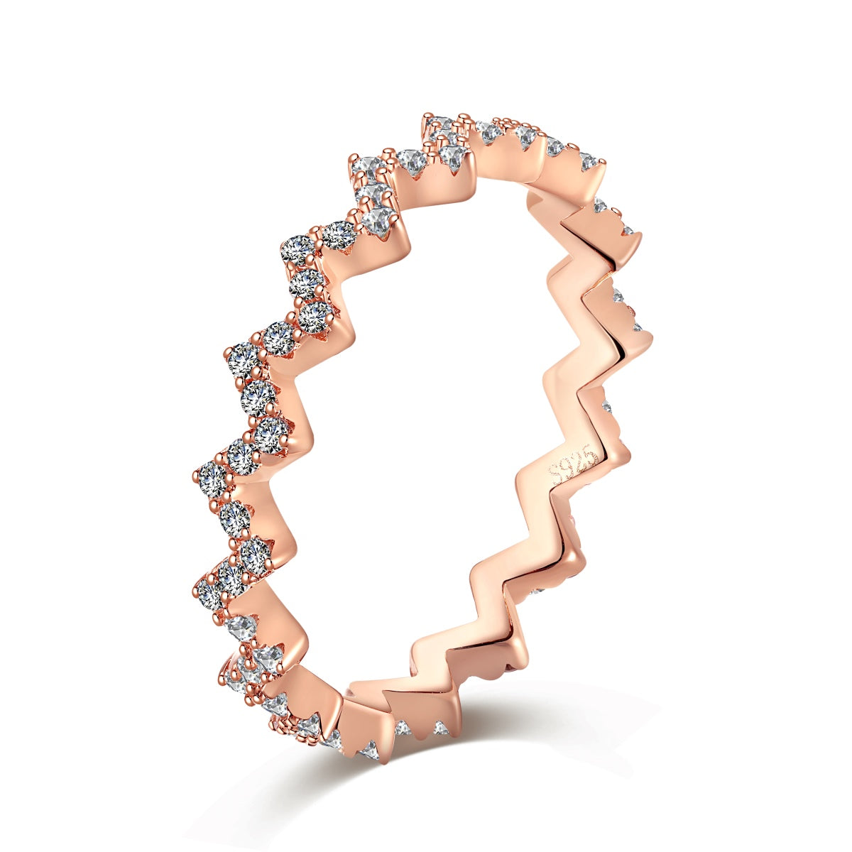 [Luxe Jewelry]Delicate Enchanting Wave Shape Daily Ring