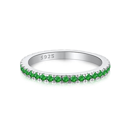[Luxe Jewelry]Delicate Sparkling Round Cut Daily Ring
