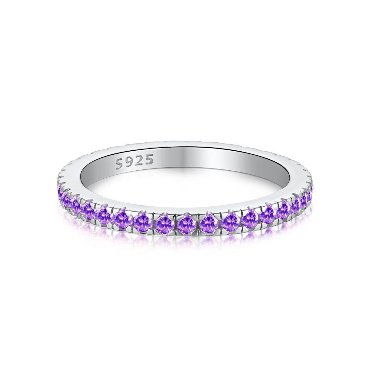 [Luxe Jewelry]Delicate Sparkling Round Cut Daily Ring