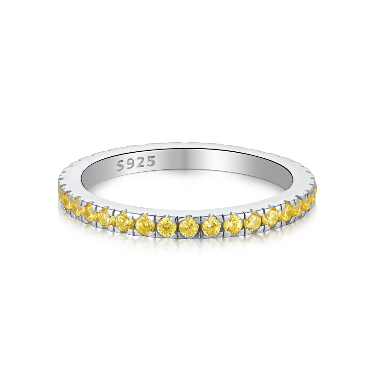 [Luxe Jewelry]Delicate Sparkling Round Cut Daily Ring