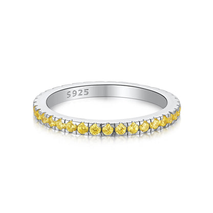 [Luxe Jewelry]Delicate Sparkling Round Cut Daily Ring