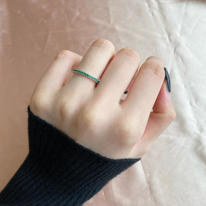 [Luxe Jewelry]Delicate Sparkling Round Cut Daily Ring
