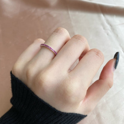 [Luxe Jewelry]Delicate Sparkling Round Cut Daily Ring