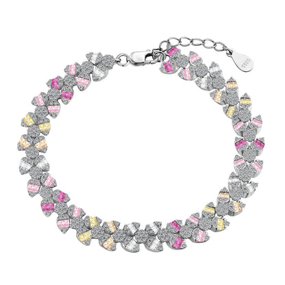 [Luxe Jewelry]Dainty Exquisite Flower Shape Daily Bracelet