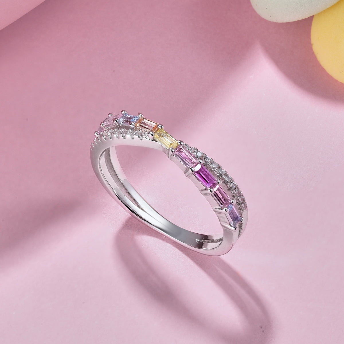 [Luxe Jewelry]Energetic Elegant Radiant Cut Party Ring