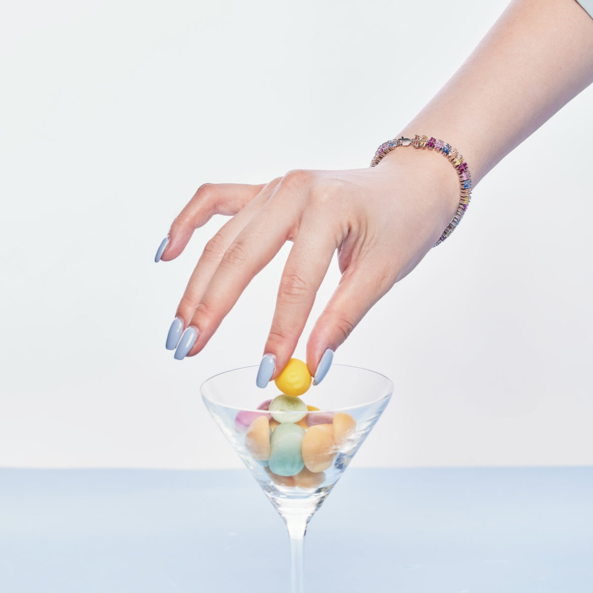 [Luxe Jewelry]Sparkling Exquisite Multi Cut Party Bracelet
