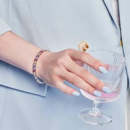 [Luxe Jewelry]Sparkling Exquisite Multi Cut Party Bracelet