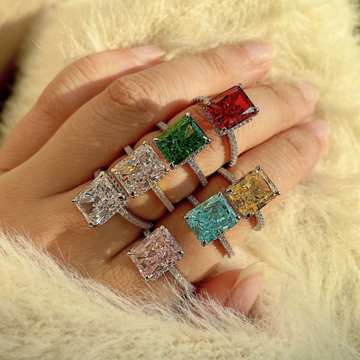 [Luxe Jewelry]4.0 Carat Luxurious Engagement Ring