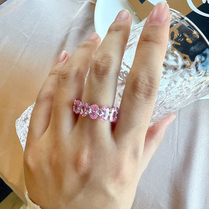 [Luxe Jewelry]Dainty Elongated Cushion Cut Tennis Ring