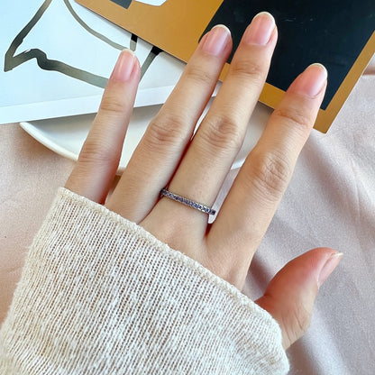 [Luxe Jewelry]Delicate Sparkling Round Cut Daily Ring