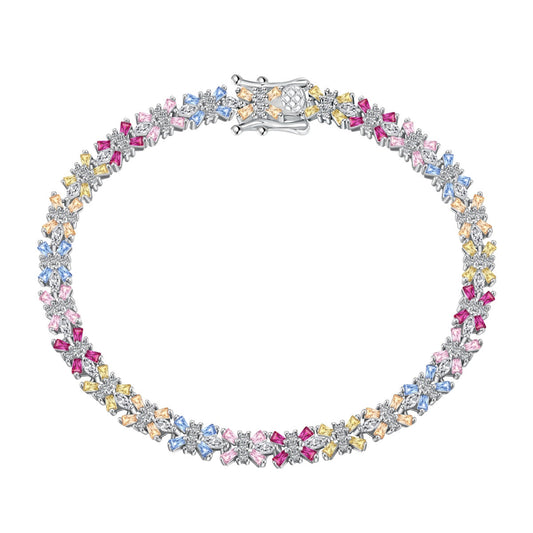 [Luxe Jewelry]Radiant Colorful Emerald Cut Party Bracelet