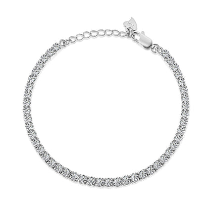 [Luxe Jewelry]Sparkling Round Cut Daily Bracelet